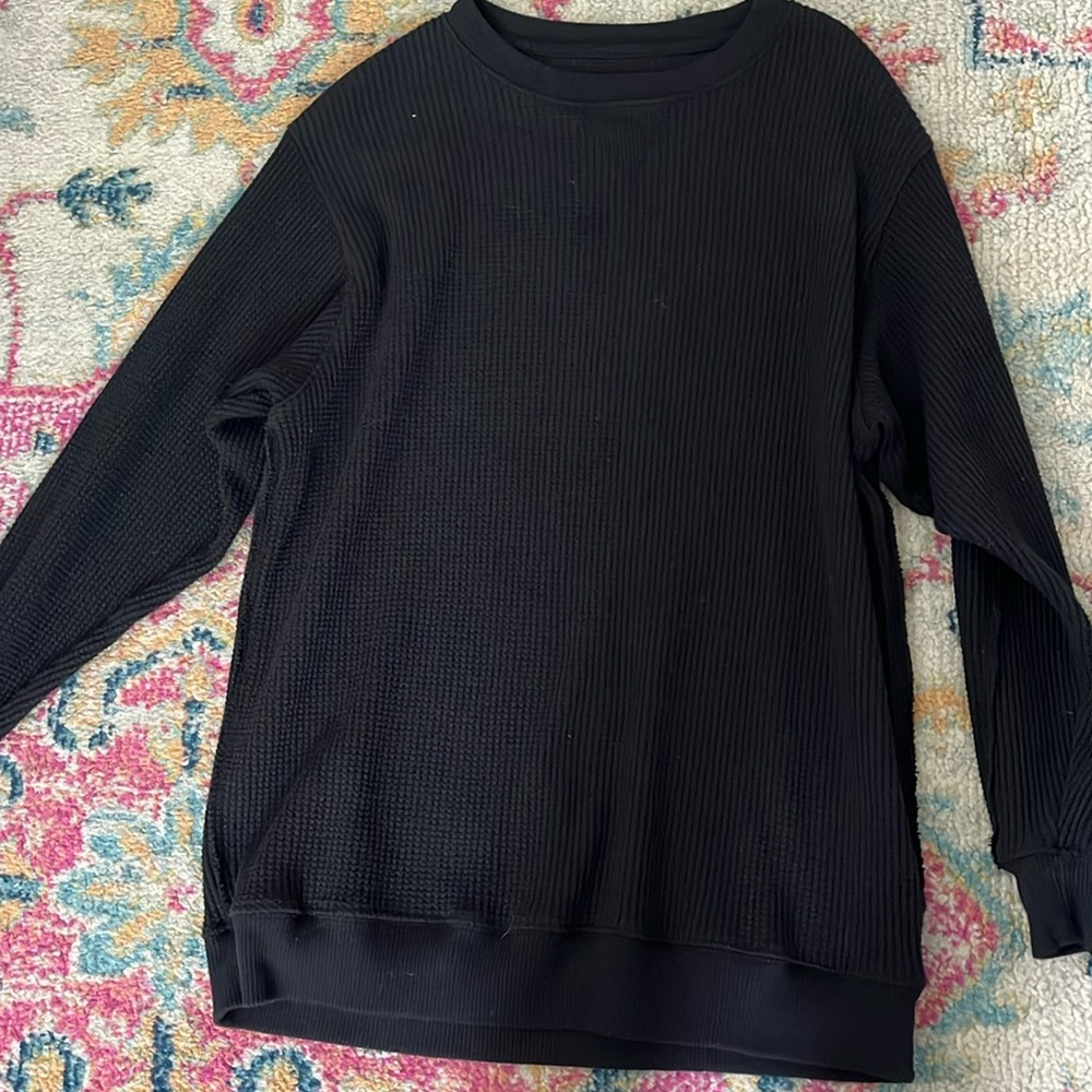 Aerie waffle knit crewneck